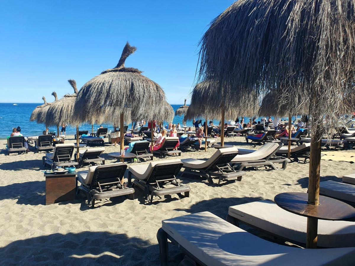 Luxury Beachfront Apartment With Pool, Sauna, Fitness And Gym In Province Malaga, Andalusia Mijas Buitenkant foto
