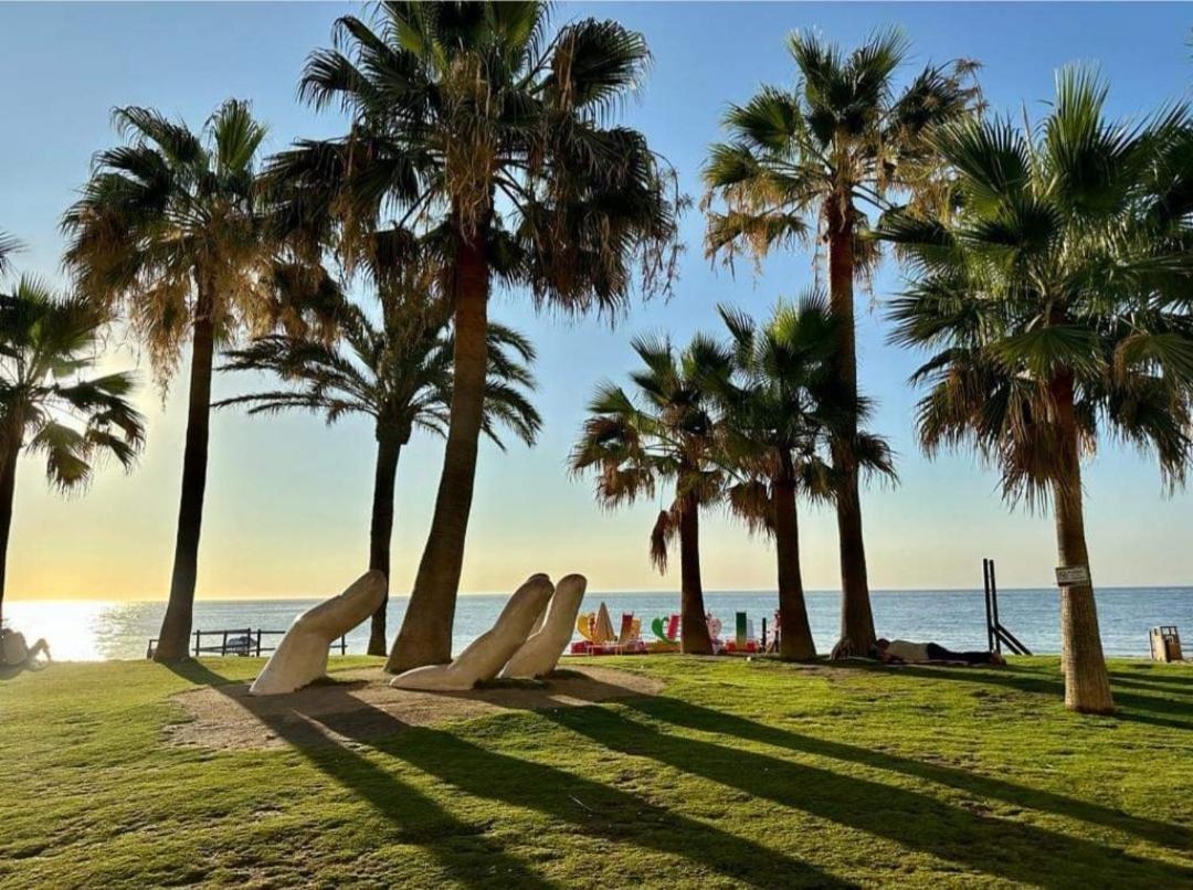 Luxury Beachfront Apartment With Pool, Sauna, Fitness And Gym In Province Malaga, Andalusia Mijas Buitenkant foto