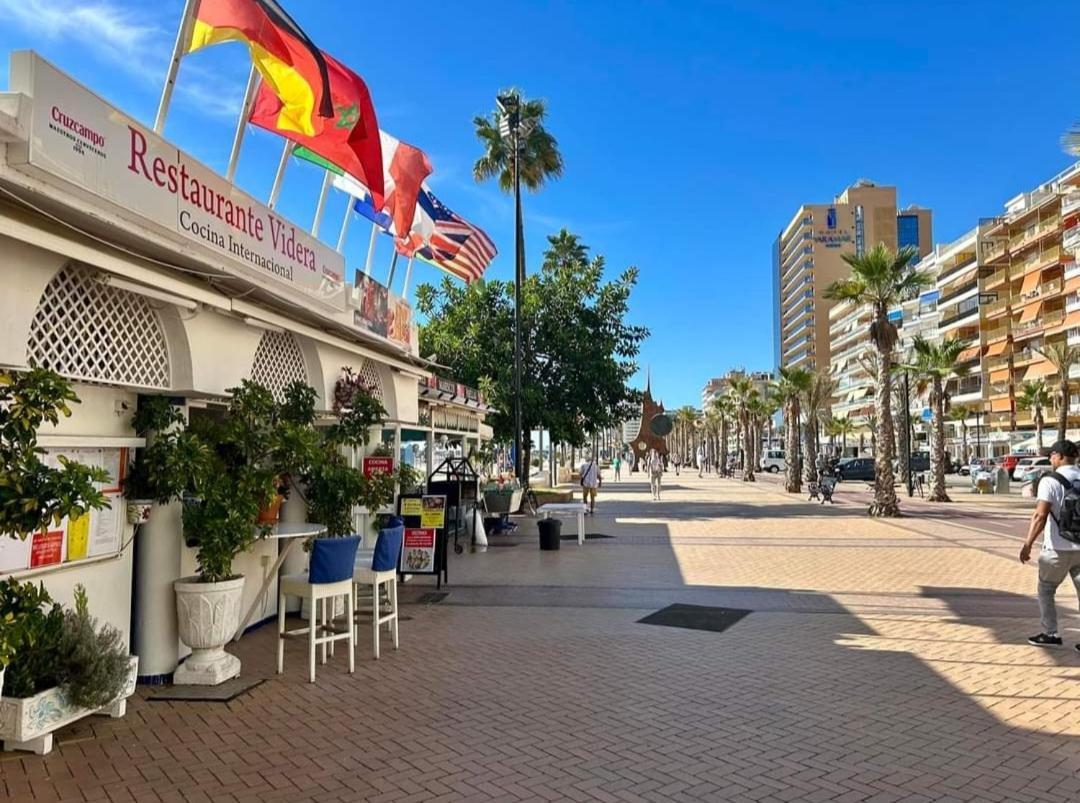 Luxury Beachfront Apartment With Pool, Sauna, Fitness And Gym In Province Malaga, Andalusia Mijas Buitenkant foto